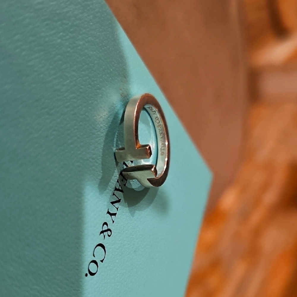 Tiffany & Co. Silver T Ring